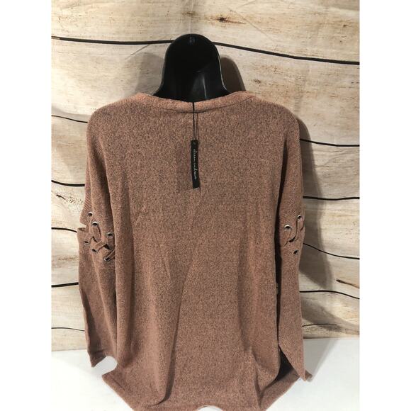 Alison Andrews Womens Sweater Size XL Pink New Long Sleeve Pullover - Picture 4 of 12